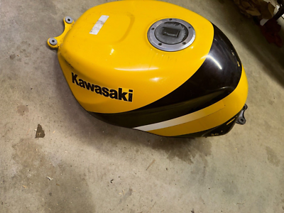 00-02 Kawasaki Ninja Zx6r ZX 6 Fuel Gas Tank Petrol Yellow OEM