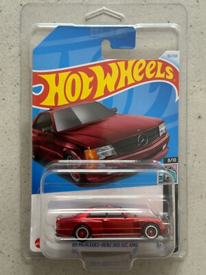 Hot Wheels 89 MERCEDES BENZ 560 SEC AMG STH Super Treasure Hunt