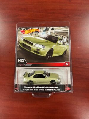 Nissan Skyline GT-R BNR34 V-Spec w/ NISMO Parts - Hot Wheels