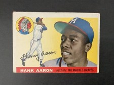 1955 Topps - Hank Aaron #47 for sale online | eBay