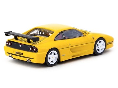 FERRARI F355 CHALLENGE YELLOW 1/64 DIECAST MODEL CAR BY TARMAC