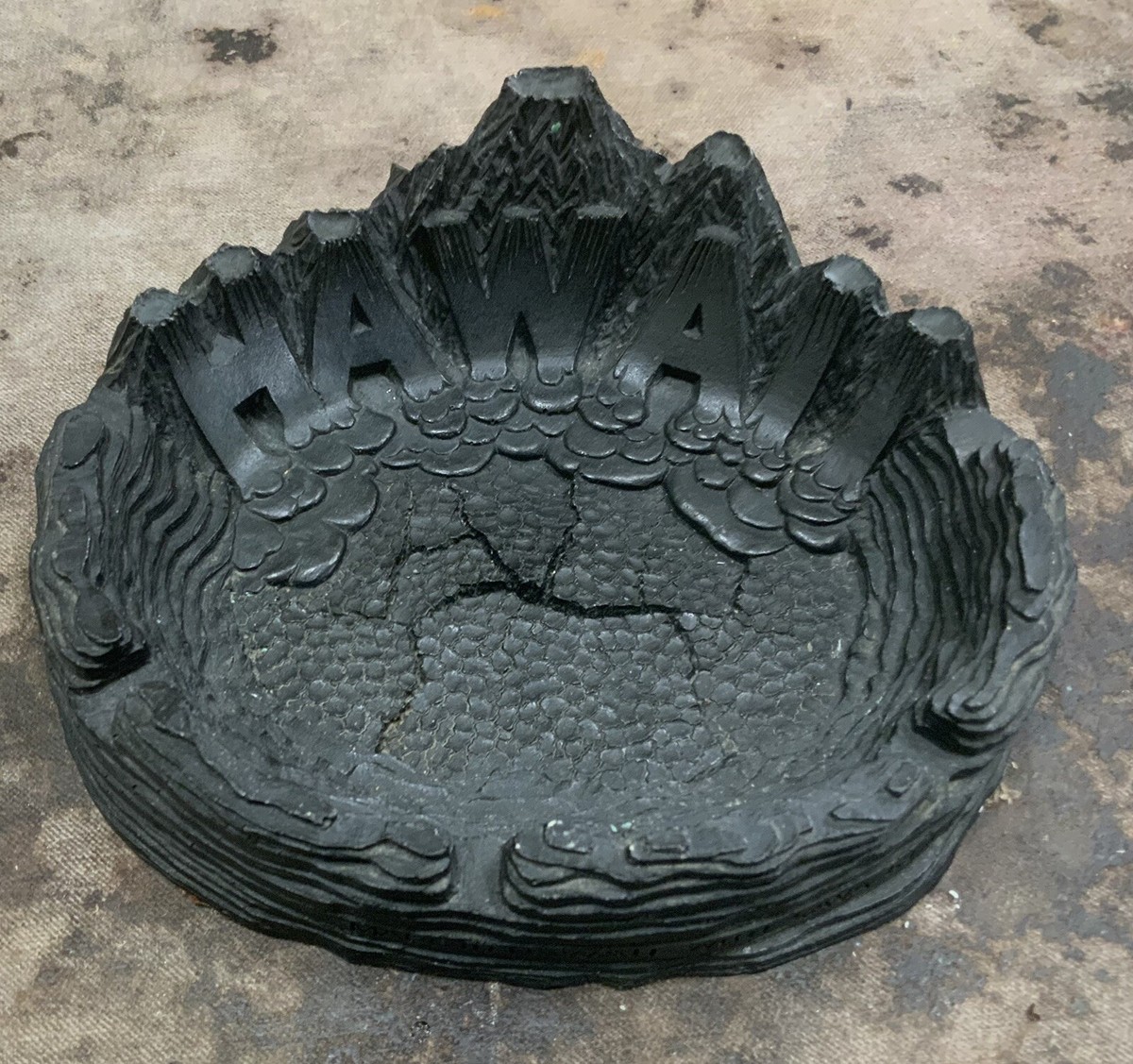 1960's COCO JOES HAWAII LAVA ASHTRAY 7” Hawaiian Volcanos Tiki | eBay