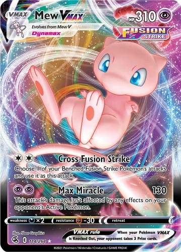 Pokemon PSA 10 GEM MINT Mew VMAX 114/264 Full Art Ultra Rare