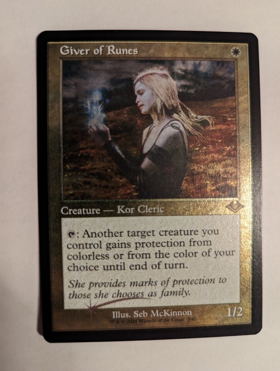 1x Retro Foil Etched Giver of Runes NM - Modern Horizons 2 MH2