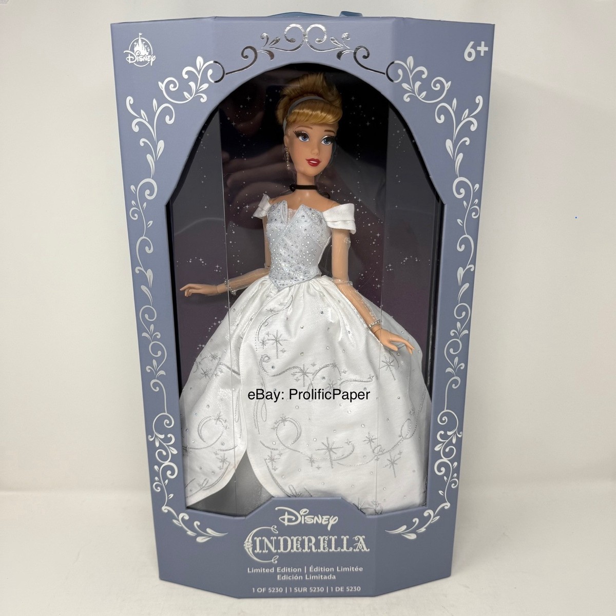Cinderella 75th Anniversary 17'' Doll Limited Edition of 5230 w