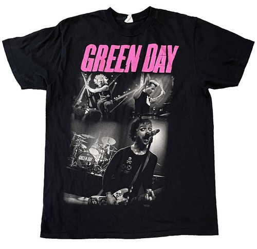 Vintage Green Day Pop Disaster Tour 2002 Black T-shirt Adult Size