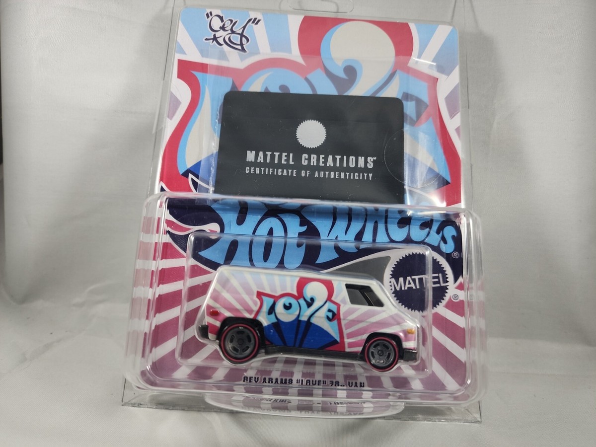2022 Hot Wheels RLC Cey Adams LOVE 70s Van - Great Valentine Gift