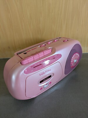 Hello Kitty AM/FM Radio Cassette Recorder Boombox 1976-1997