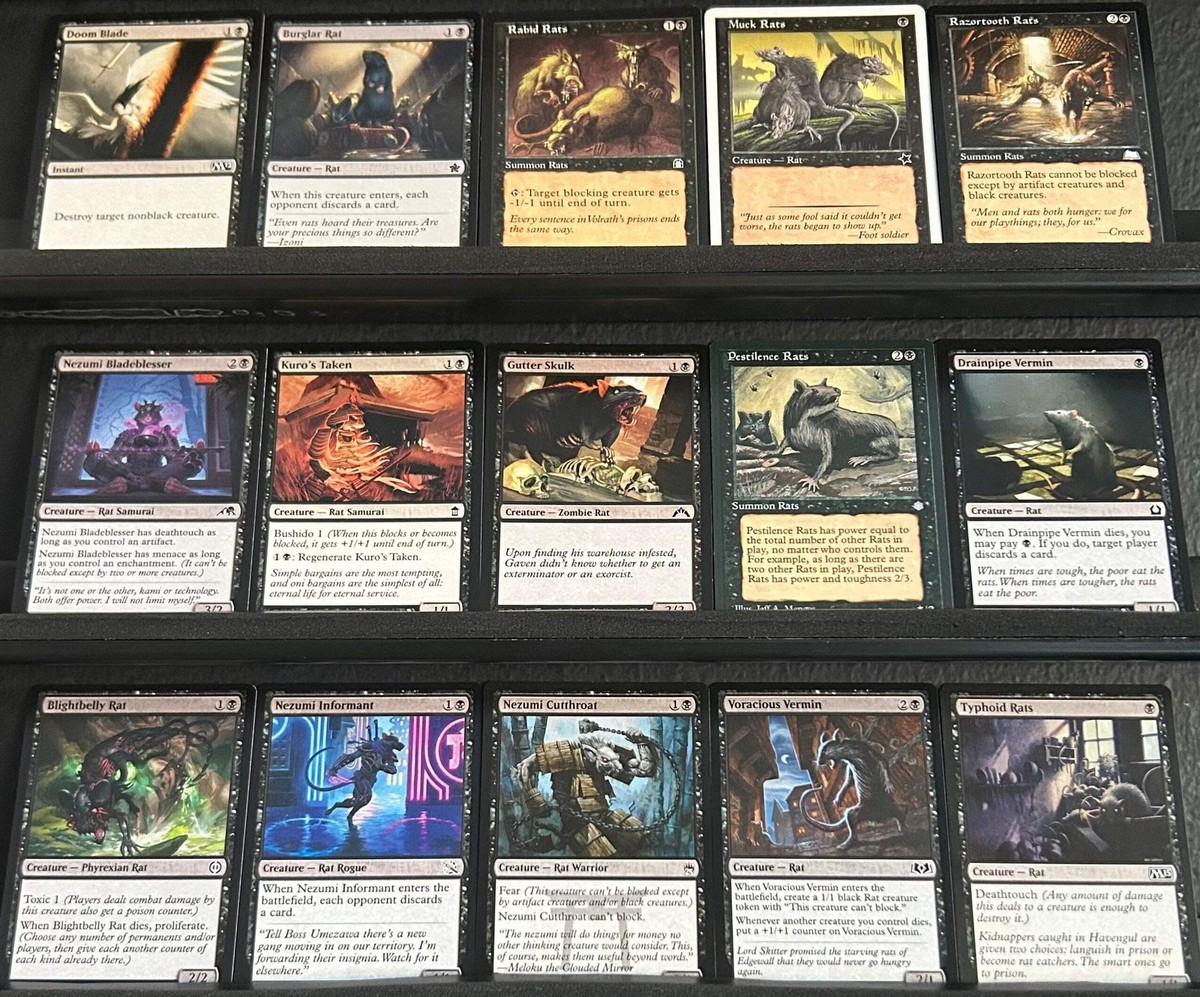 マジック：ザ・ギャザリング Rats/Infect custom MTG commander deck