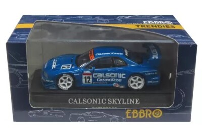 Rare EBBRO 1/43 Nissan CALSONIC SKYLINE GT-R JGTC 2000 from Japan