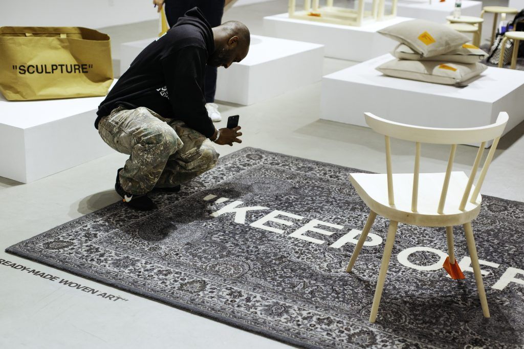 AUTHENTIC Virgil Abloh KEEP OFF Rug Carpet IKEA Off White | eBay