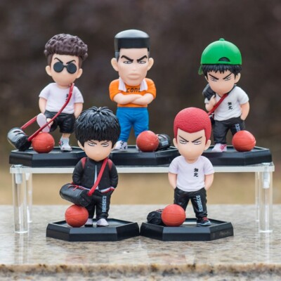 5Pcs Anime Slam Dunk Shohoku Basketball Team PVC Action Figure