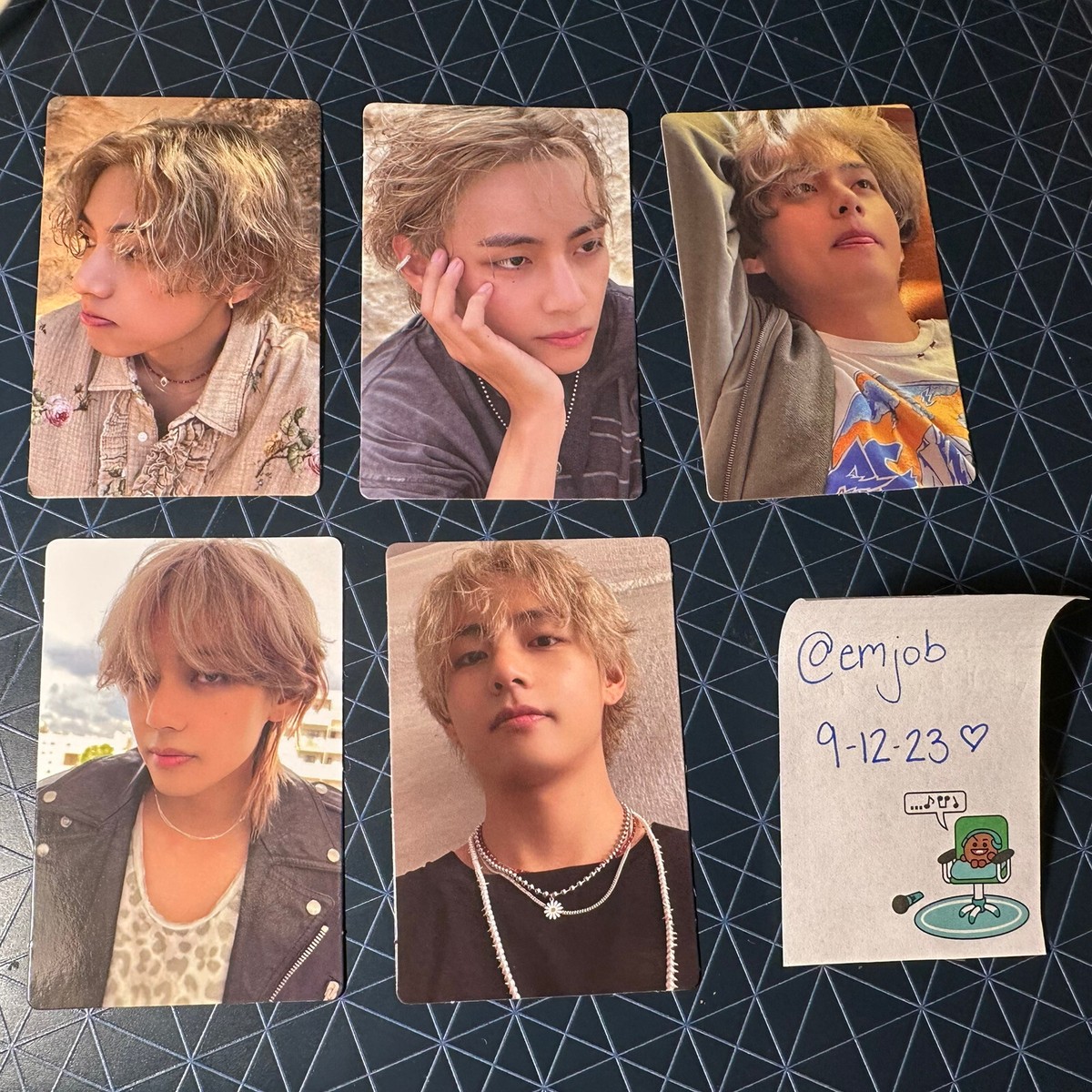 BTS V Layover Album 3Type Official Photocard Photo Card PC