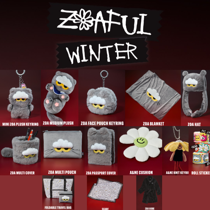 ON HAND] G-DRAGON ZOA x LINE FRIENDS ZOAful Winter POP UP OFFICIAL