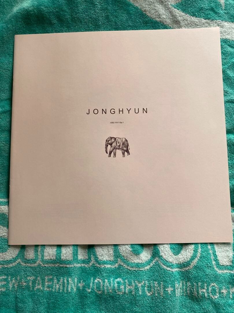 SHINee Jonghyun The Collection 2015 Official Goods Story Op.1 LP