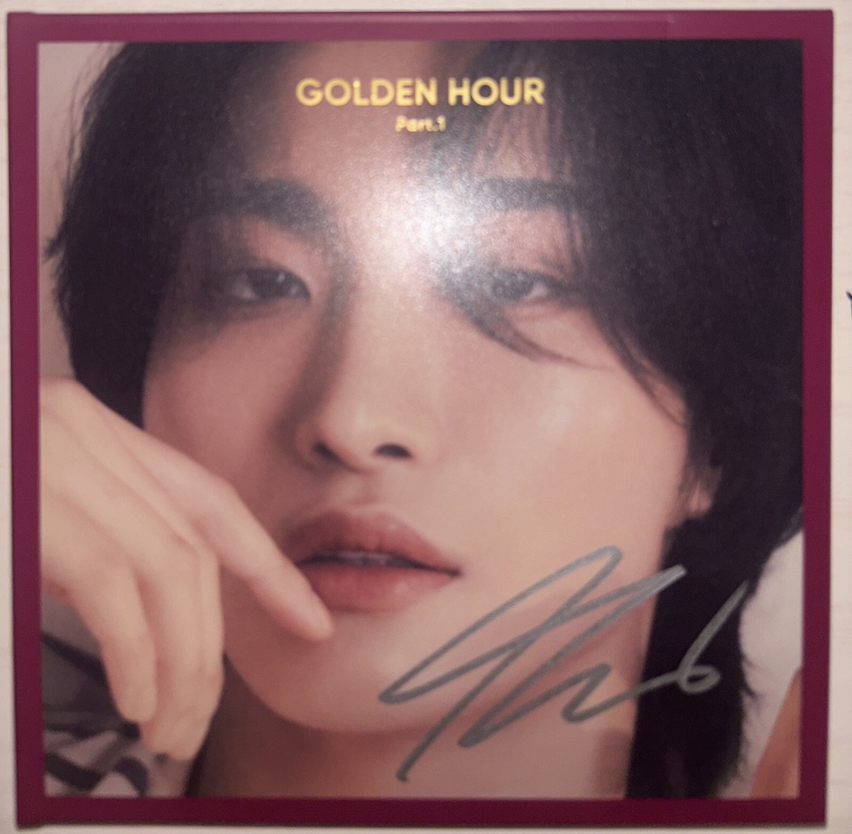 ATEEZ [GOLDEN HOUR : Part.1] SEONGHWA Autographed Signed Album