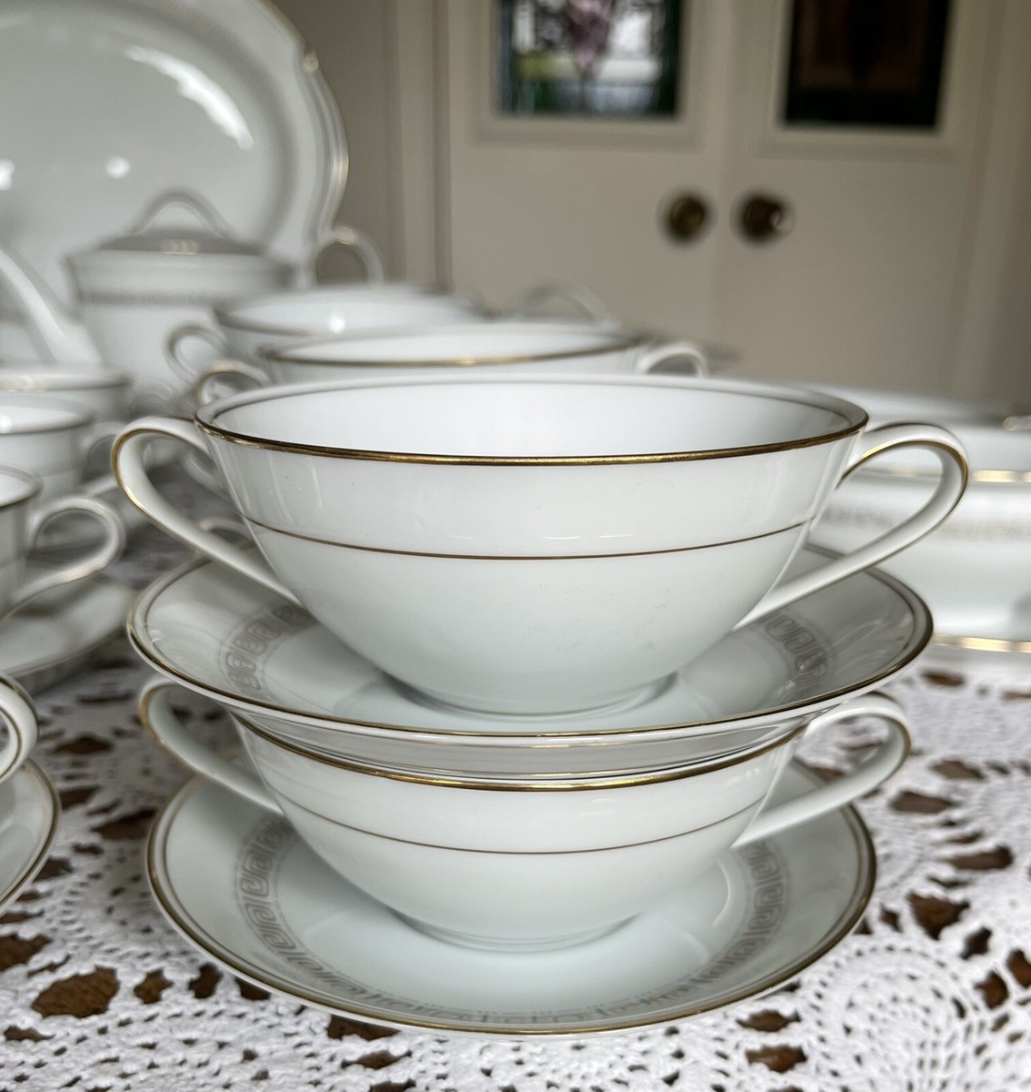 Noritakeアケビア 21センチ4枚 SALE‼️ Noritakeアケビア 21センチ4枚