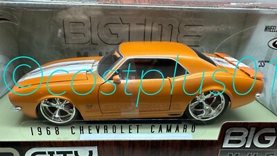 JADA DUB CIT 1968 CHEVY CAMARO 1:18 ORANGE WITH WHITE STRIPE CC | eBay
