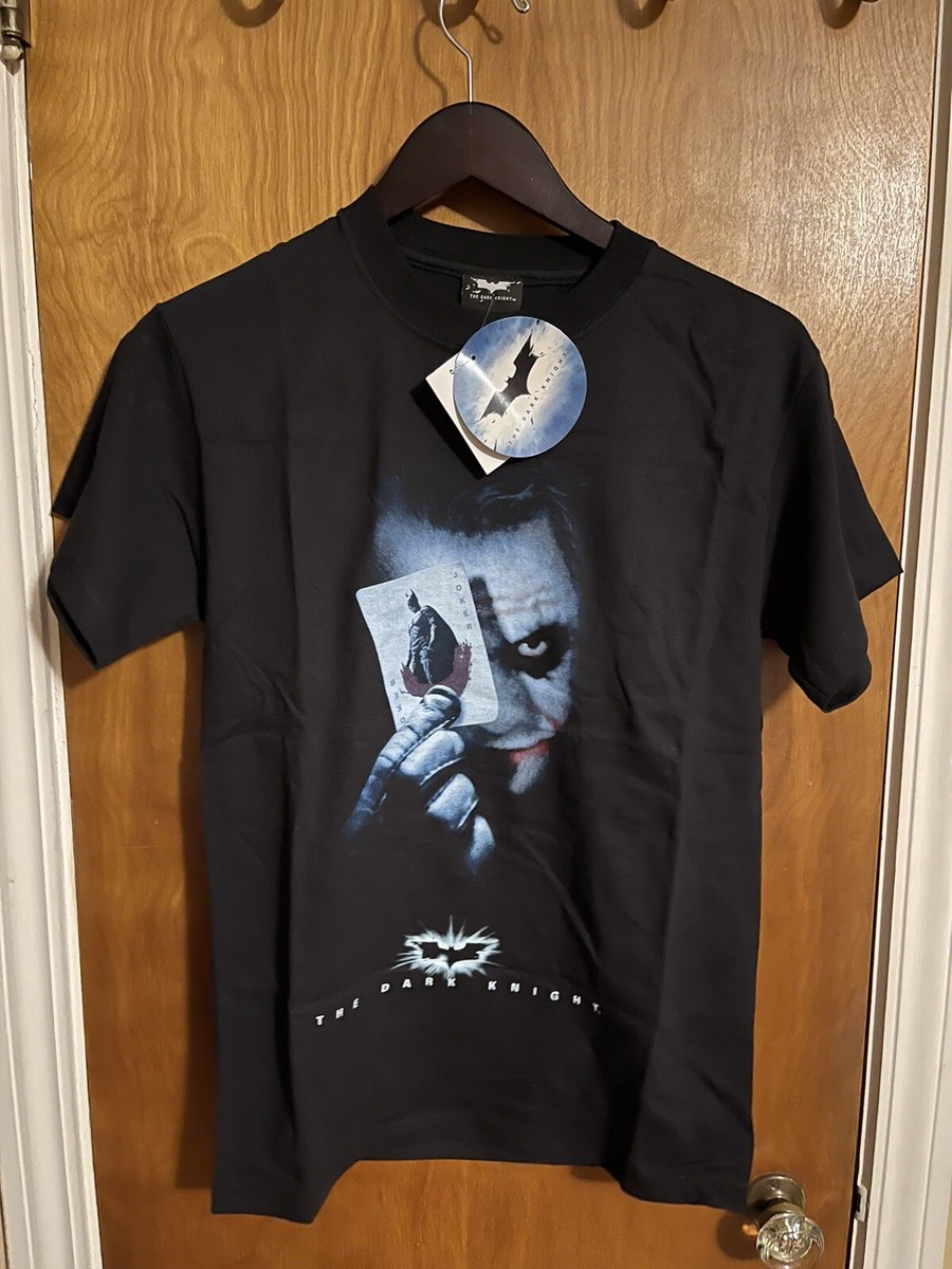 Vintage The Dark Knight Movie Heath Ledger Joker T Shirt Batman