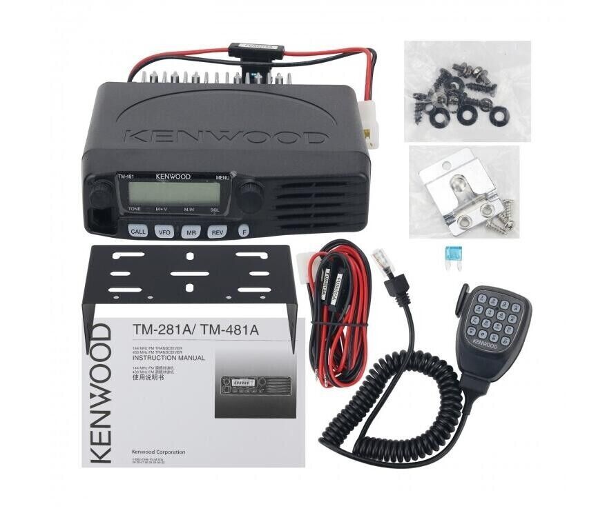 Kenwood TM-481A Mobile Car Radios 400-470MHz FM Transceiver Base
