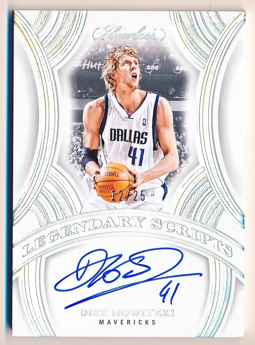 Panini Dirk Nowitzki Basketball Original Autographed Sports