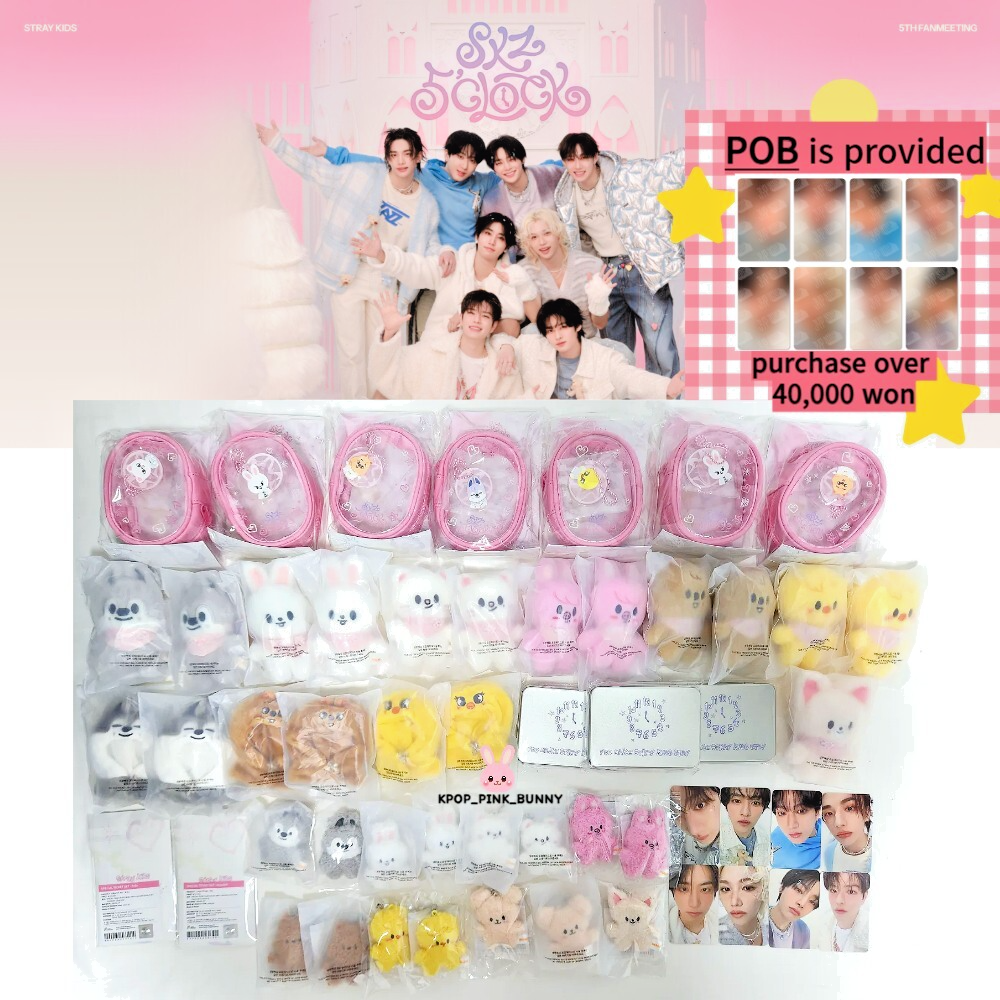 ON HAND] STRAY KIDS 5TH FANMEETING SKZ 5'CLOCK OFFICIAL MERCH | eBay
