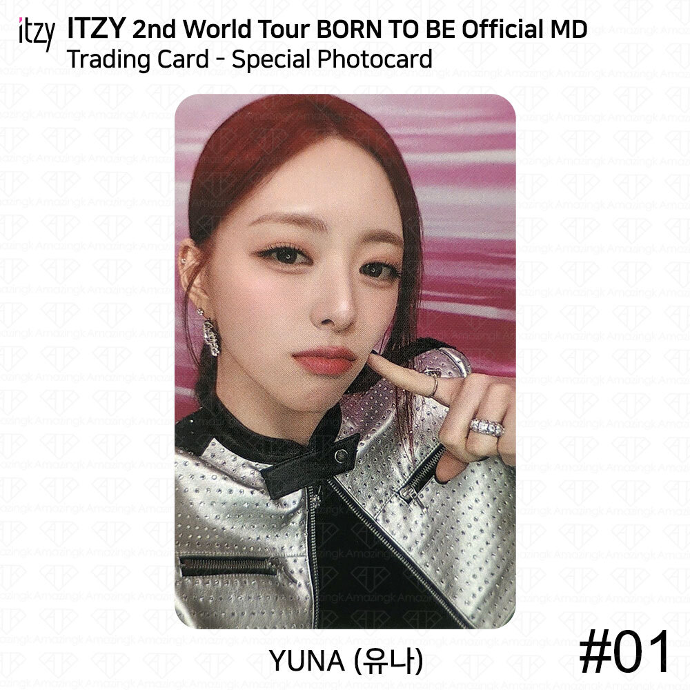 ITZY 2nd World Tour Born To Be Official MD Trading Card Photocard