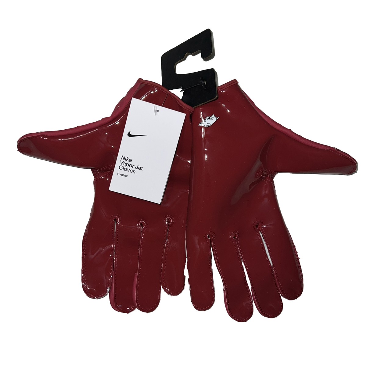 Nike Vapor Jet 7.0 Arkansas Razorbacks Football Gloves DX4893-620