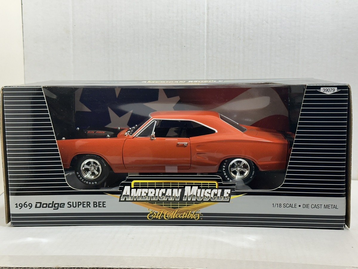ERTL AMERICAN MUSCLE 1969 DODGE SUPER BEE ORANGE 1:18 DIECAST