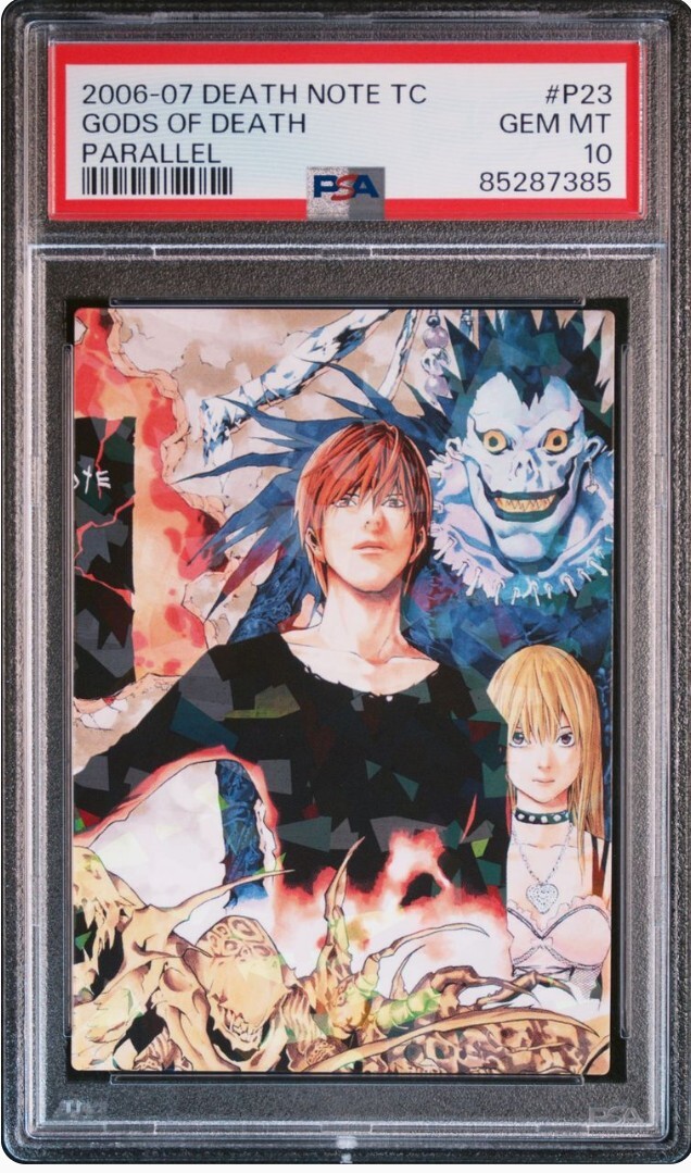 PSA10 Death Note Trading Card Japanese P23 Light Yagami Ryuk Misa