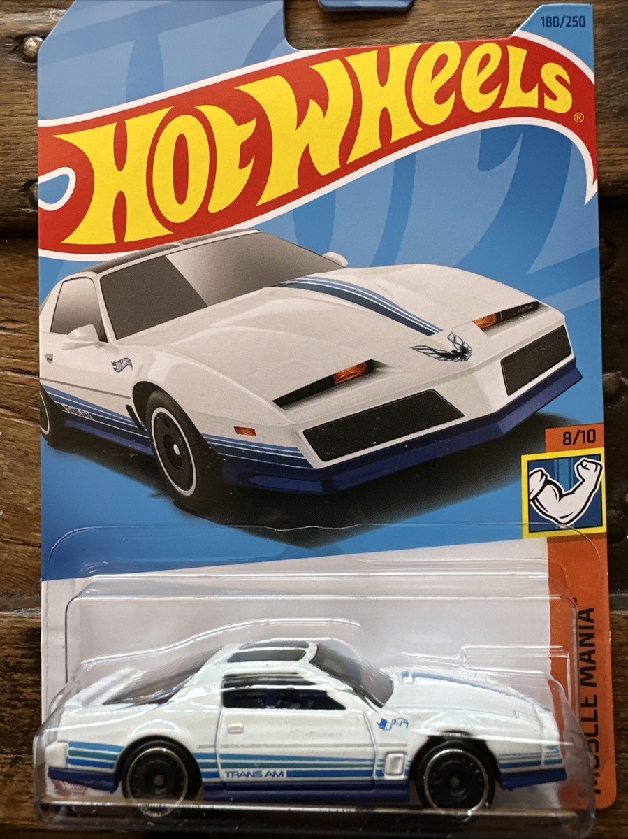 Hot Wheels 84 Pontiac Firebird Trans Am White Muscle Mania 8/10