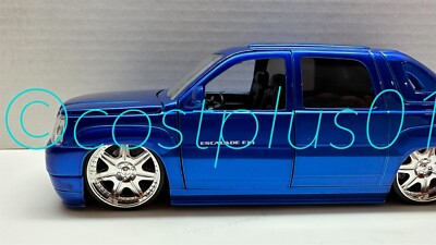 JADA BTK 2002 CADILLAC ESCALADE EXT 1:24 BLUE | eBay