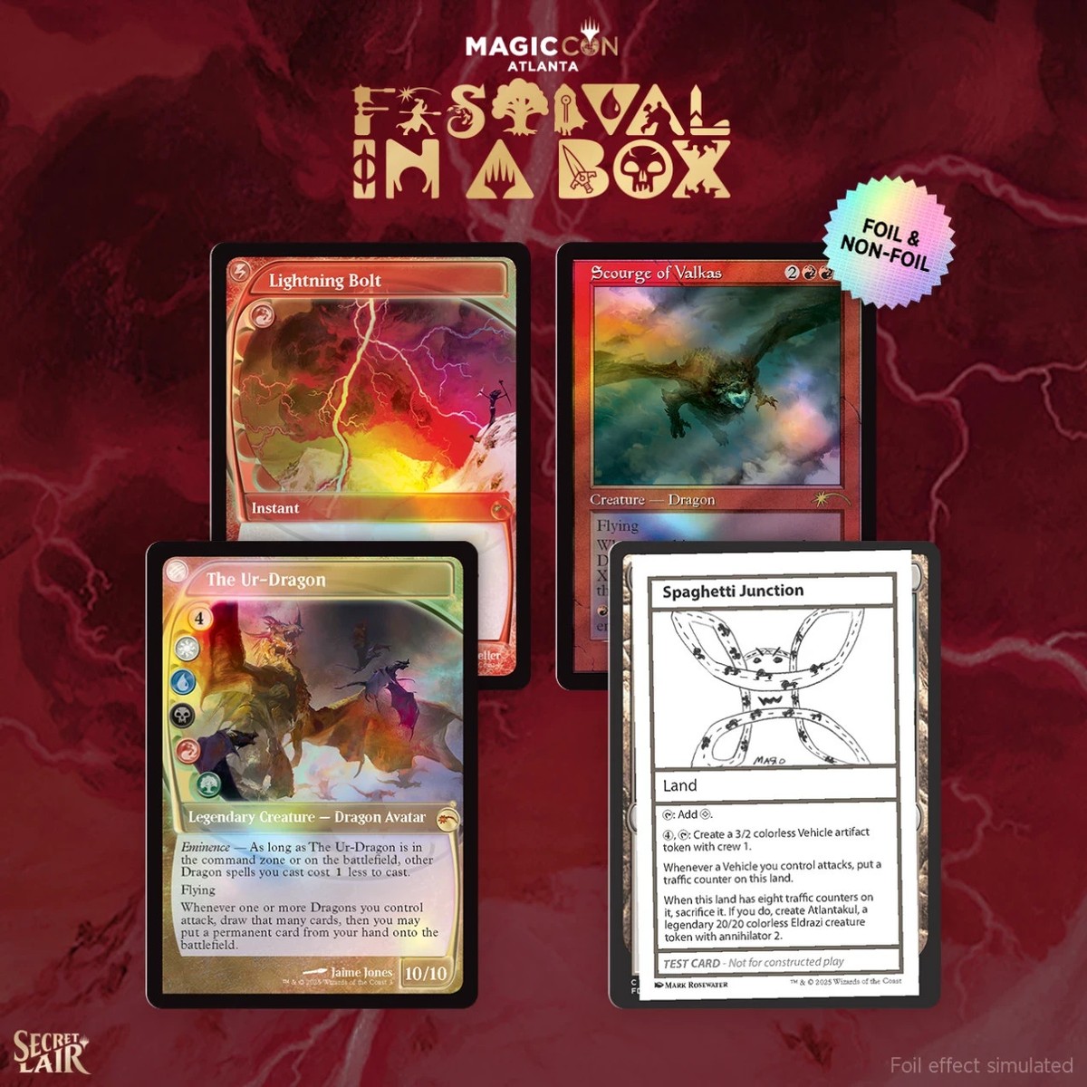 MTG Secret Lair - FESTIVAL IN A BOX: ATLANTA 2025 - FAST SHIP | eBay