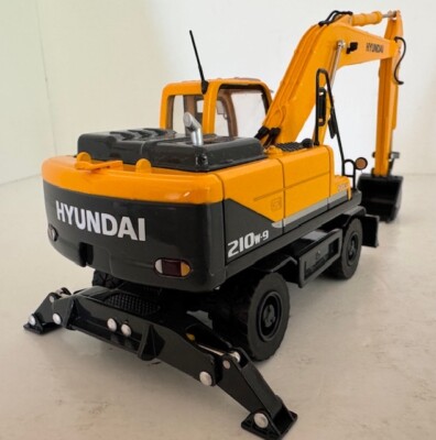 1:40 Hyundai Robex 210W-9 Wheeled Excavator Diecast Model | eBay
