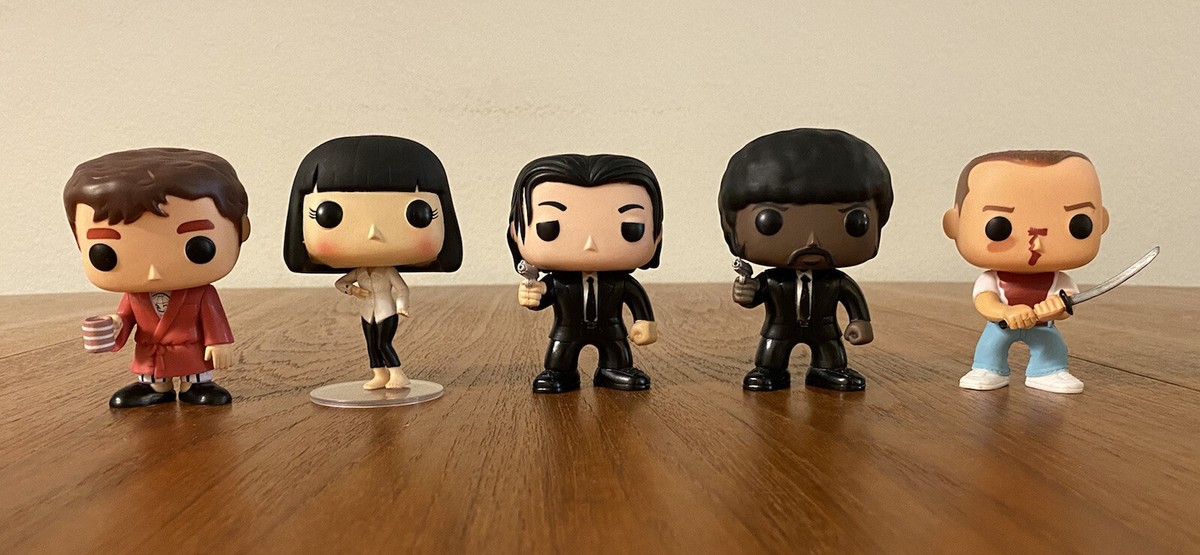 Funko Pop! Pulp Fiction COMPLETE VAULTED SET - Jules Vincent Mia