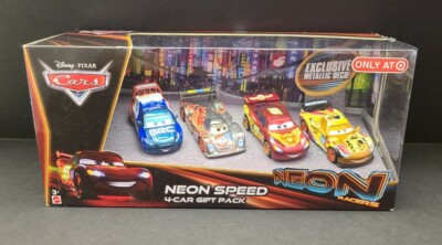 Pixar Cars 2 • Neon Speed 4-Car Gift Pack • Neon Racers 2013