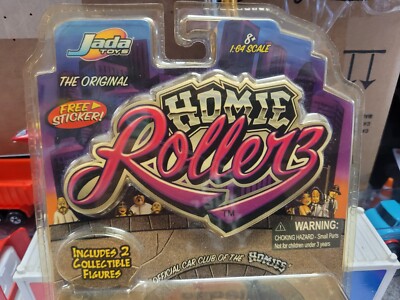 Jada Toys 1:64 Scale Homie Rollerz Car - '65 Chevy Impala Carded