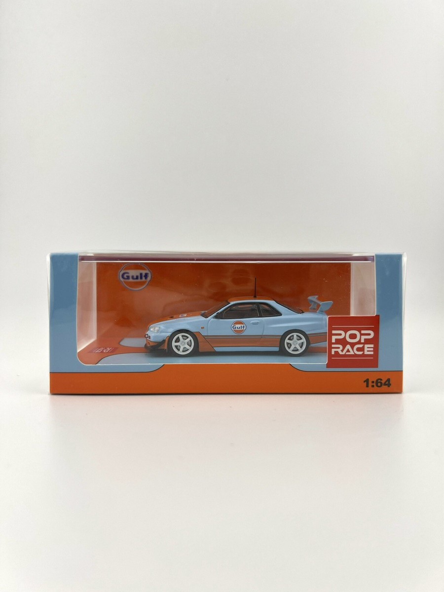 GTR R34 Blue / Orange - POPRACE PR64-NR34-GULF Pop Race Gulf | eBay
