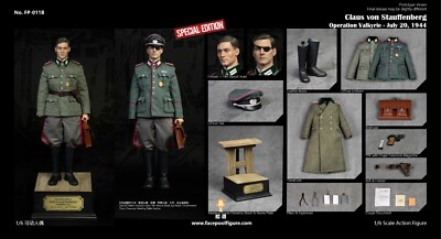 Facepoolfigure Graf von Stauffenberg Operation Valkyrie 1/6 FIGURE