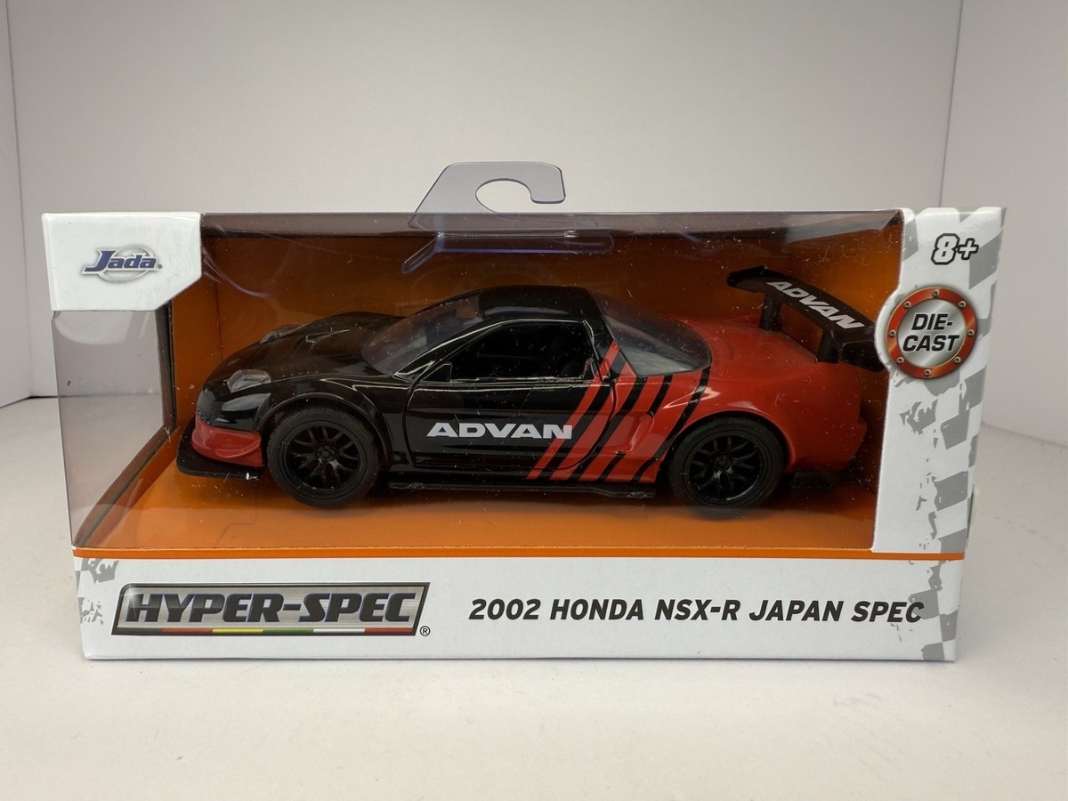 2025 Jada Hyper Spec 2002 Honda NSX-R Japan Spec Red Black Advan