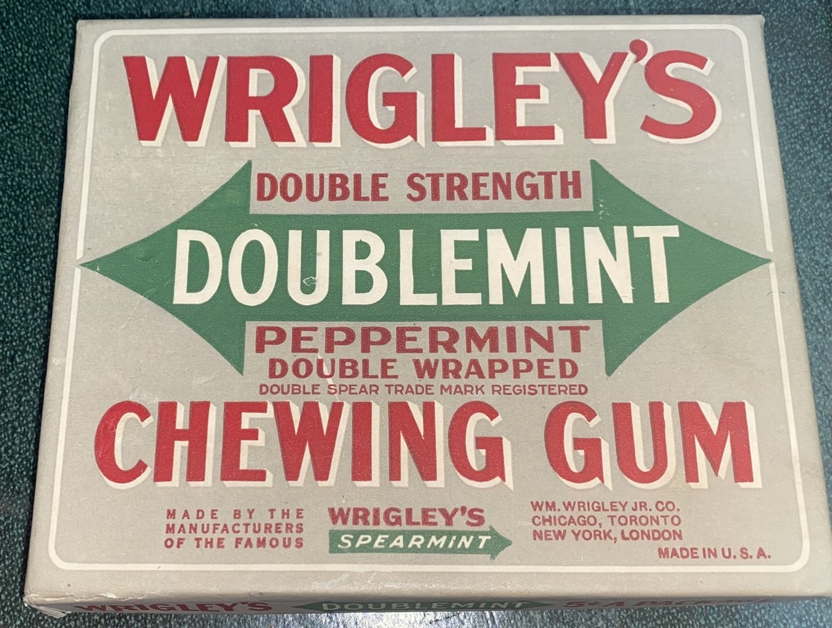 Vintage Wrigley's Doublemint Chewing Gum box | eBay