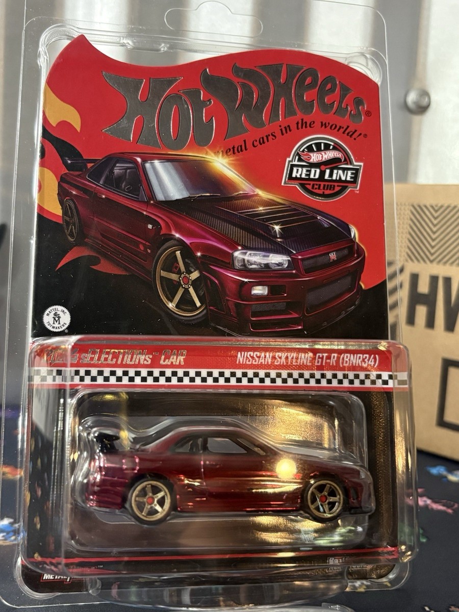 Hot wheels 2024 Selections Car Nissan Skyline GT-R (BNR34) Redline