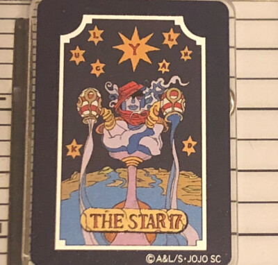 Jojo's Bizarre Adventure Acrylic Badge Tarot The Star Jotaro Kujo