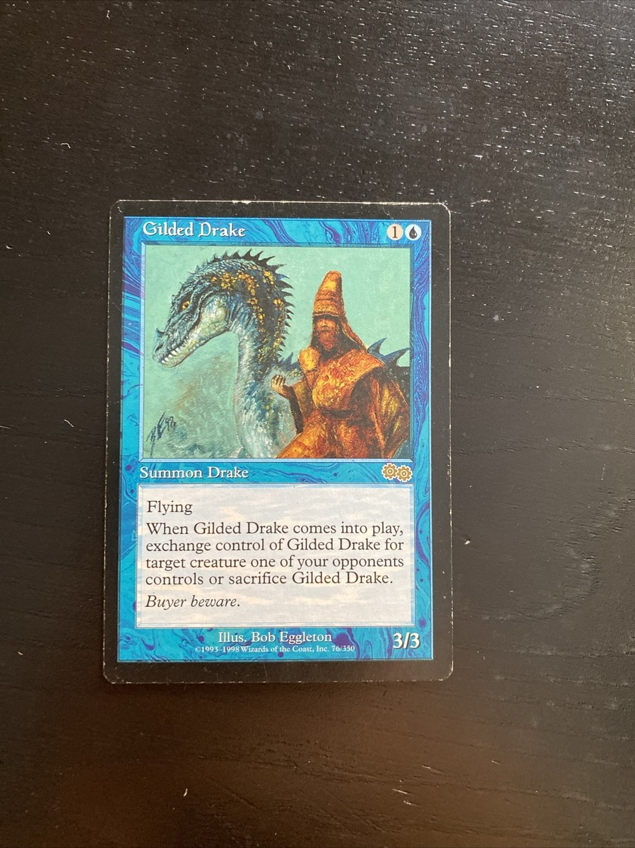 金粉のドレイク 3/3 飛行能力 金粉のドレイク (Gilded Drake) · Urza's