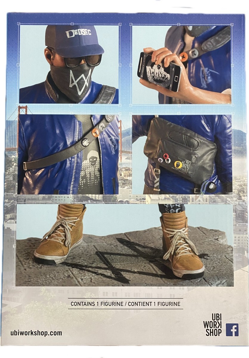Watch_Dogs 2 Marcus Figurine Statue **OFFICIAL UBISOFT** BRAND NEW