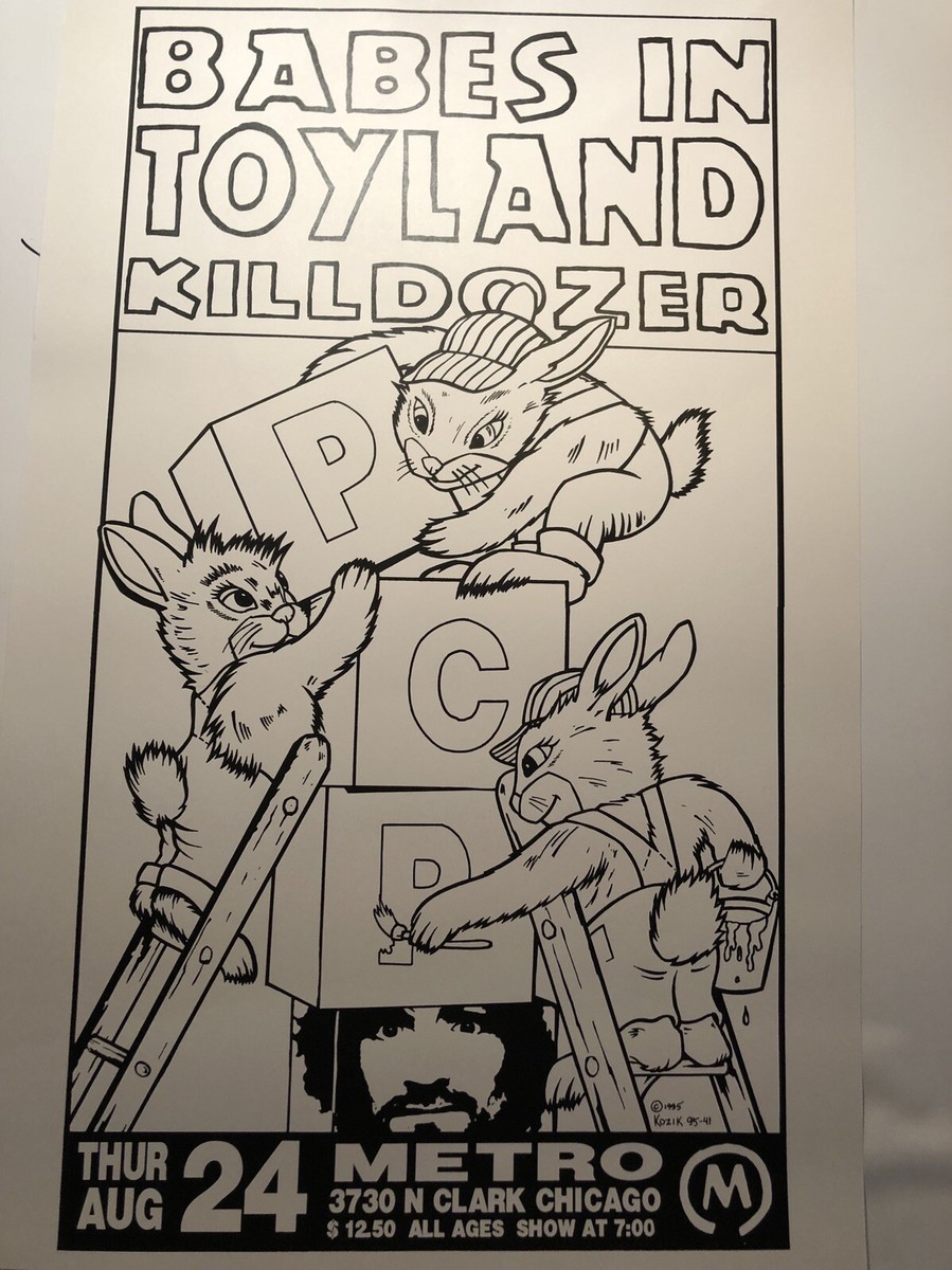 Frank Kozik Babes In Toyland ポスターです Frank Kozik 