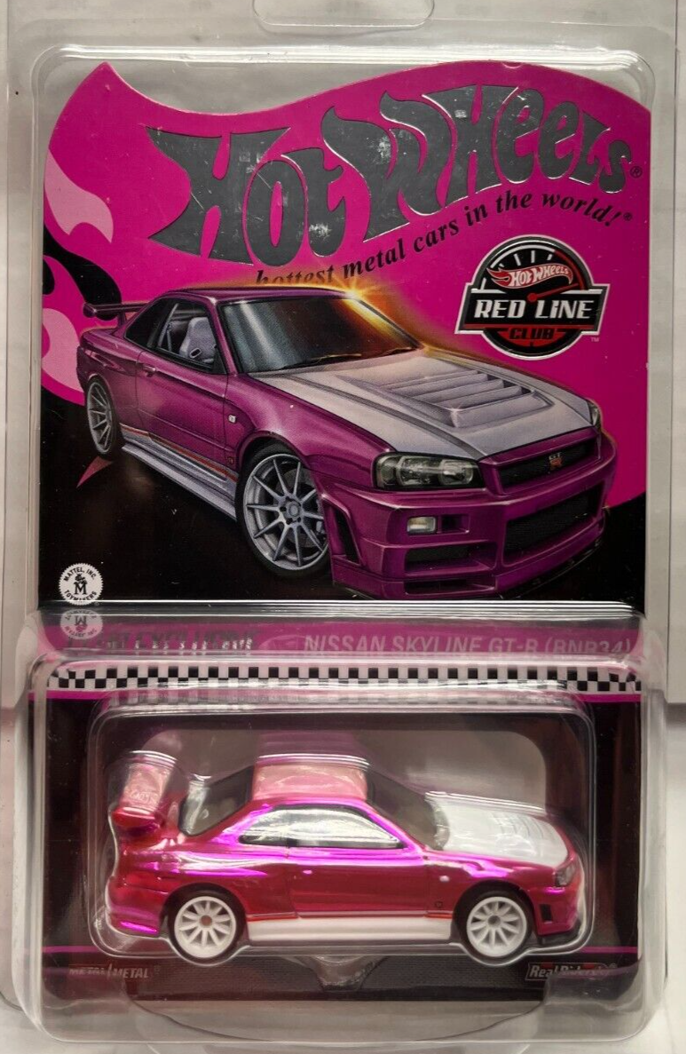 Hot Wheels 2023 Red Line Club RLC Pink Party Nissan Skyline GT-R