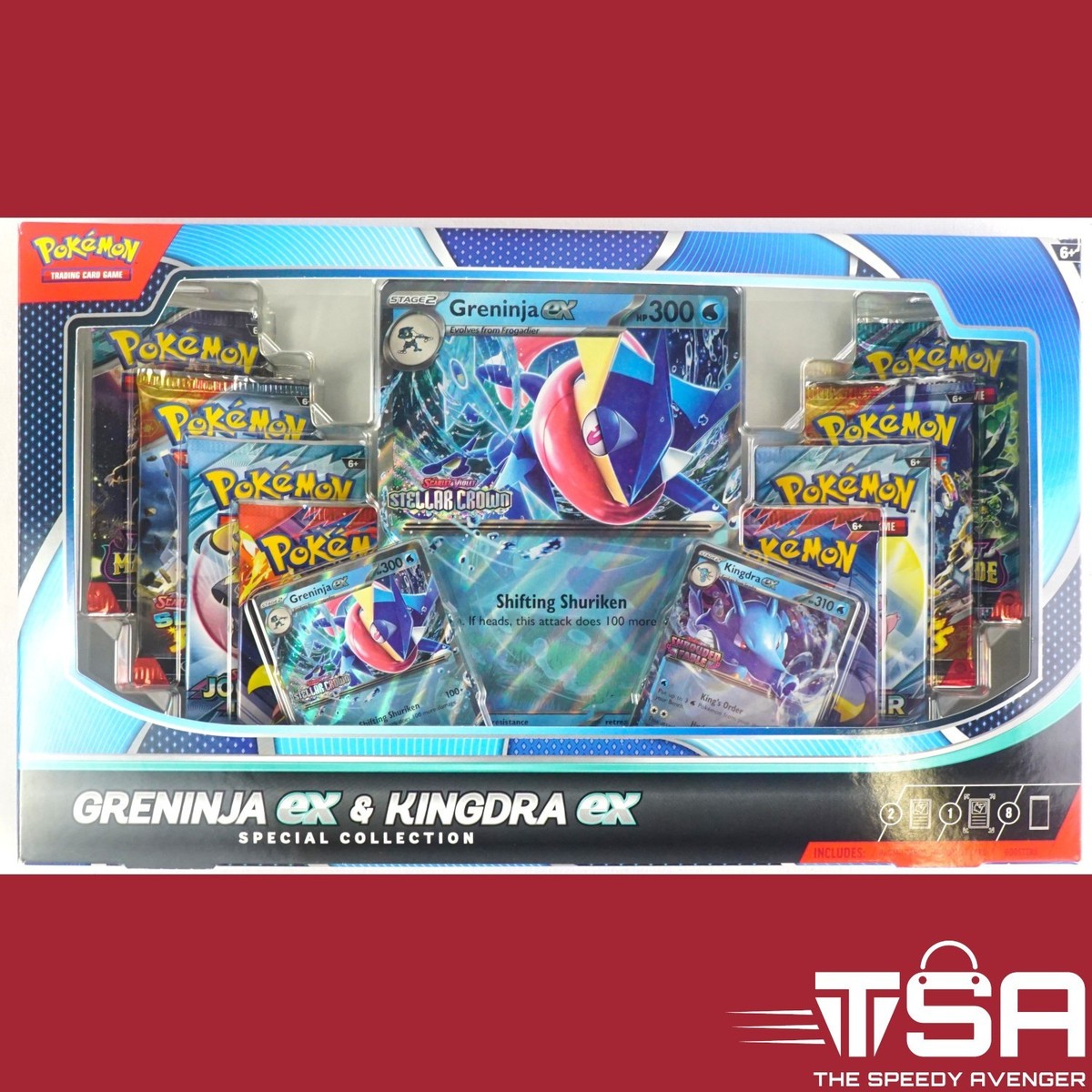 Pokémon Trading Card Game Greninja ex and Kingdra ex Special