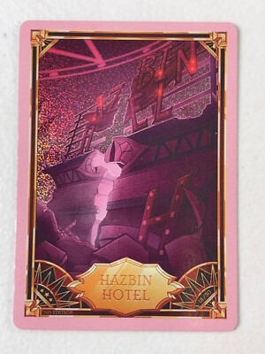 Hazbin Hotel Trading Card PINK FOIL BROKEN HOTEL 18/50 Second 2nd