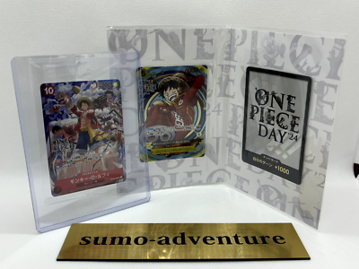 One Piece Luffy One Piece Day 2024 Promo & Premium Card Collection